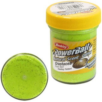Паста форелевая Berkley Powerbait Natural Scent Glitter Trout Bait (50г) Crustacea Chartreuse 1214504 Паста форелевая Berkley Powerbait Natural Scent Glitter Trout Bait (50г) Crustacea Chartreuse 1214504