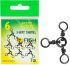 Вертлюжок на три направления с кольцом FISH SEASON 3-way swivel №6 15кг 7шт/уп 1717-06F