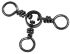 Вертлюжок на три направления с кольцом FISH SEASON 3-way swivel №6 15кг 7шт/уп 1717-06F