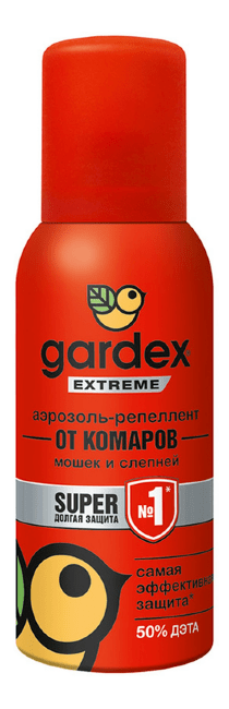 Аэрозоль GARDEX 80мл от комаров, мошек и слепней Аэрозоль GARDEX 80мл от комаров, мошек и слепней