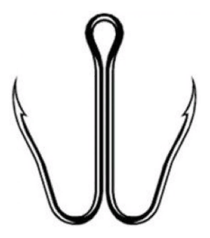 Крючок двойной CANNELLE сер.2025 щучий #4 1шт.