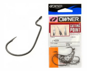 Крючок офсетный Owner 5140-091 № 2 черный BC, 6 шт.уп.
