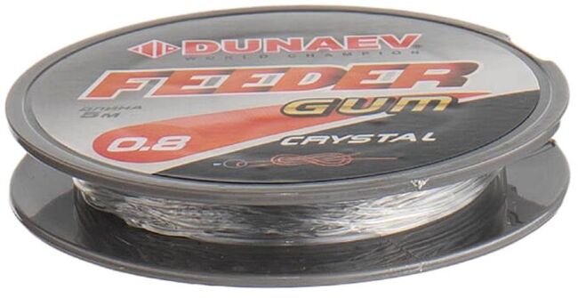 Feeder Gum Dunaev clear длина 5м диам 0.8мм