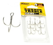 Крючок тройной OWNER ST-21TN-04 ST-21 олово 8шт/уп