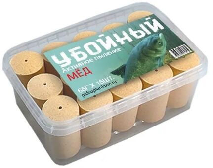 Технопланктон УБОЙНЫЙ активное пыление Мёд, 65гр, шт.