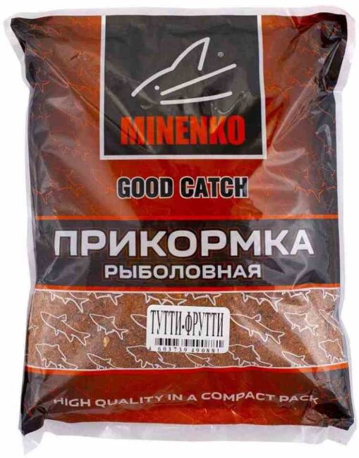 Прикормка MINENKO Good Catch Тутти-Фрутти 0.7кг Прикормка MINENKO Good Catch Тутти-Фрутти 0.7кг