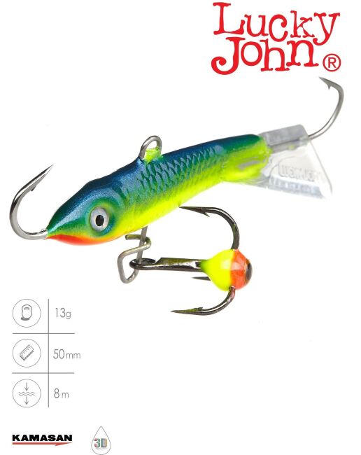 Балансир Lucky John CLASSIC 5 с тр. 50мм/29 блистер Балансир Lucky John CLASSIC 5 с тр. 50мм/29 блистер