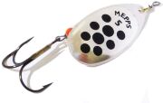 Блесна вращающаяся MEPPS Aglia Decore AG/NR (серебро/черн) №5 13г Блесна вращающаяся MEPPS Aglia Decore AG/NR (серебро/черн) №5 13г