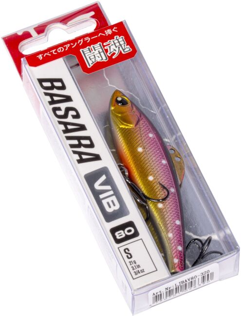 Воблер тонущий вертикальный LJ Pro Series BASARA VIB S 80.00/320 Воблер тонущий вертикальный LJ Pro Series BASARA VIB S 80.00/320