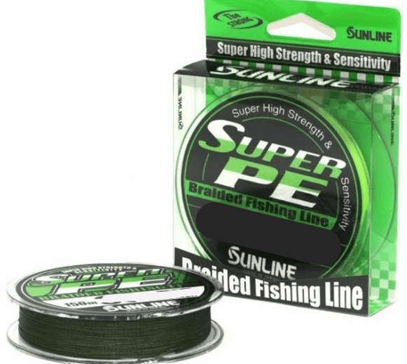 Плетёный шнур SUNLINE Super PE 150м #2.0/0.235мм 9.0кг темно-зеленый