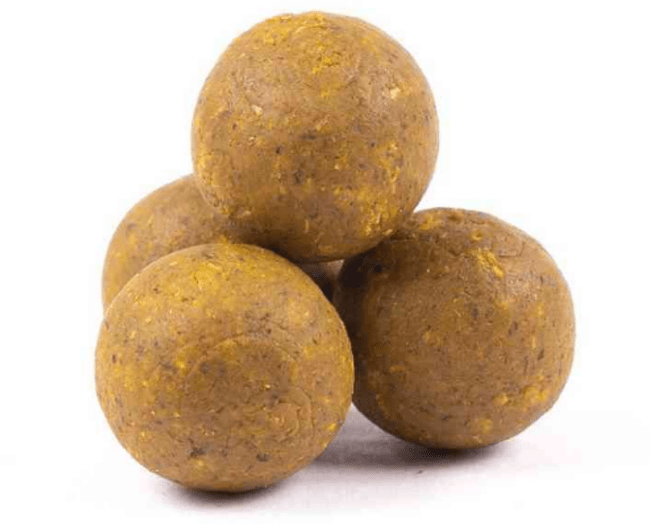 Насадочные бойлы пылящие MINENKO Pineapple&Krill (ананас/креветка) Ø14мм 120гр/бан.