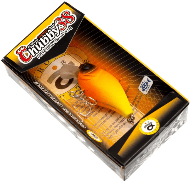 Воблер GROWS CULTURE Chubby 38мм 4гр 0.3-1.0м #09 Orange Chartreuse