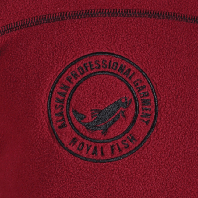 Костюм флисовый ALASKAN Royal Fish бордовый/черный р:XS (ADSRFBOXS)