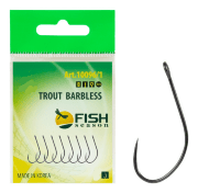 Крючок FISH SEASON Trout №3 большое колечко черный без бородки 8шт/уп 10096/1-03F Крючок FISH SEASON Trout №3 большое колечко черный без бородки 8шт/уп 10096/1-03F