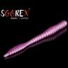 Силиконовая приманка SOOREX PRO Worm 80мм 1.3гр Сыр #407 Сирень/Lilac 6шт/уп