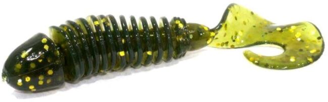 Твистер ALLVEGA Bony Grub 8см 5.2гр 6шт/уп #029 watermelon gold flake