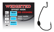 Крючок SAIKYO BS-2334 Weighted BN №1/0 5шт/уп Крючок SAIKYO BS-2334 Weighted BN №1/0 5шт/уп