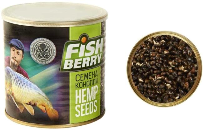 Зерновой микс FISHBERRY КОНОПЛЯ вареная (натуральная) 430мл