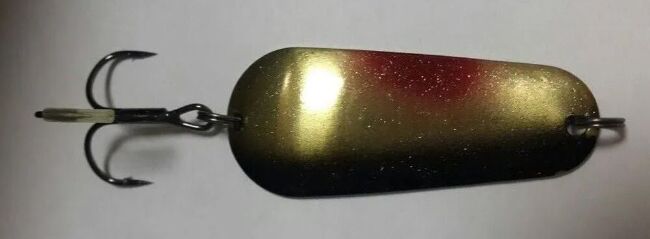 Блесна колебл РУССКАЯ РЫБАЛКА Шторлинг Б Латунь Черноспинка 19гр