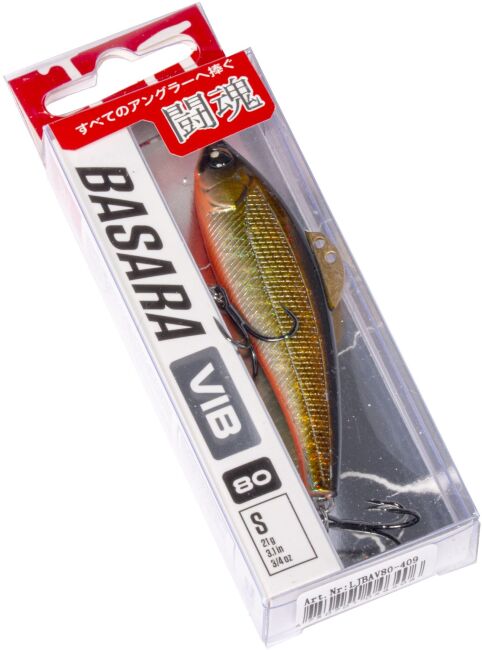 Воблер тонущий вертикальный LJ Pro Series BASARA VIB S 80.00/409 Воблер тонущий вертикальный LJ Pro Series BASARA VIB S 80.00/409