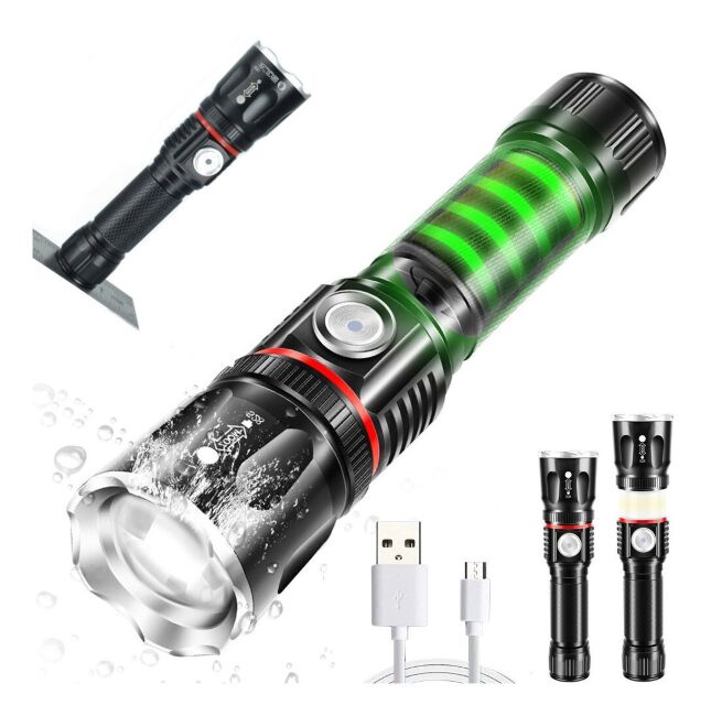 Фонарь ручной аккум. POWER STYLE 1809/ 1 акум. 3,7в, USB Фонарь ручной аккум. POWER STYLE 1809/ 1 акум. 3,7в, USB