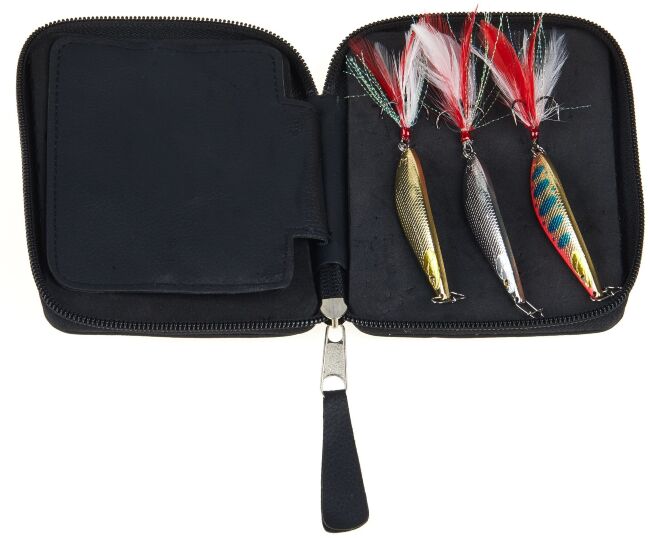 Чехол для приманок Lucky John ECO LEATHER 130100 Чехол для приманок Lucky John ECO LEATHER 130100