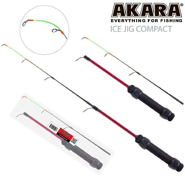 Удочка зимняя AKARA Ice Jig Compact 55см 15-28гр 2 колена IGC-28-55