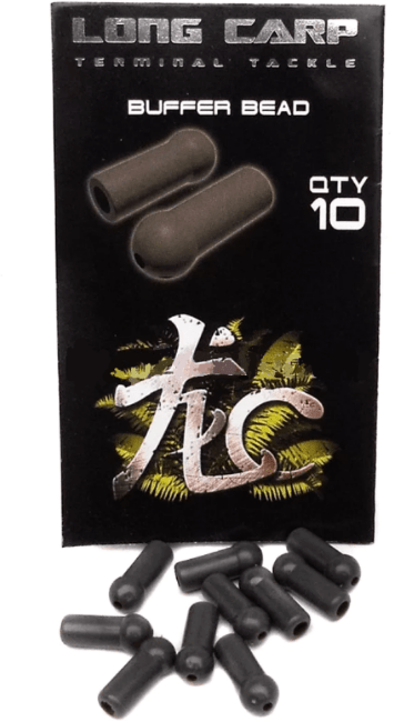 Бусина буферная LONG CARP Buffer Bead тёмно-болотная 10шт/уп (LC-821)