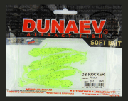 Приманка DS-ROCKER 75мм 6шт/уп, цвет (351) шартрез, блестки черные