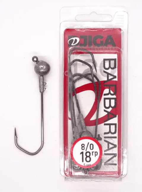 Джиг-головка BARBARIAN кр. 8/0 18гр. уп.5шт.