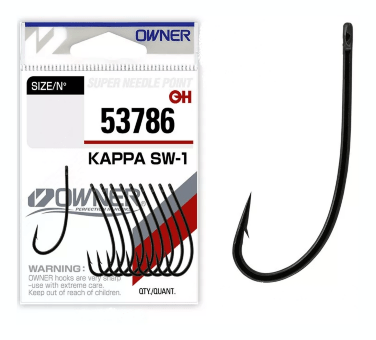 Крючок OWNER 53786-10 Kappa SW-1 колечко черн.хром 12шт/уп Крючок OWNER 53786-10 Kappa SW-1 колечко черн.хром 12шт/уп