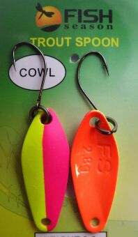Блесна колеблющаяся FISH SEASONS Cowl 2.8гр  #25 Блесна колеблющаяся FISH SEASONS Cowl 2.8гр  #25