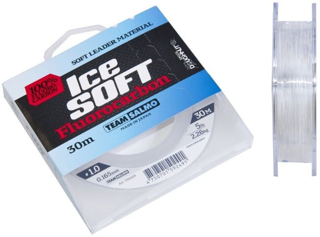 Леска монофильная Team Salmo ICE SOFT FLUOROCARBON 030/016