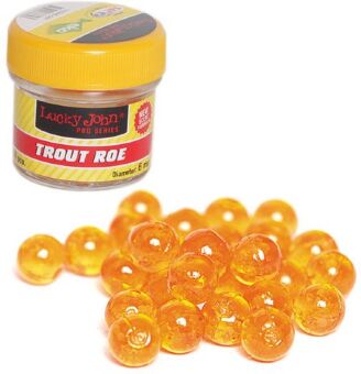 Насадки искусственные съедобные LJ Pro Series TROUT ROE икра 6.0мм 60шт. Насадки искусственные съедобные LJ Pro Series TROUT ROE икра 6.0мм 60шт.