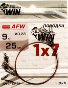 Поводок WIN 1х7 (AFW) 9кг 25см 5шт/уп С7-09-25 Поводок WIN 1х7 (AFW) 9кг 25см 5шт/уп С7-09-25