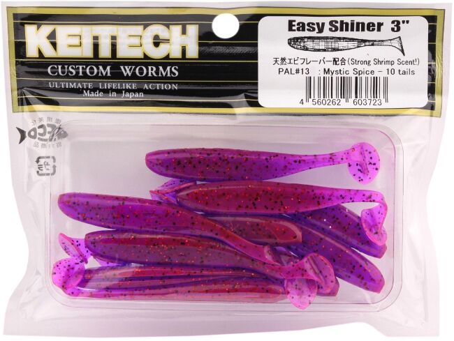 Виброхвост KEITECH Easy Shiner 3" PAL#13 Mistic Spice 7.5см 2гр 10шт/уп Виброхвост KEITECH Easy Shiner 3" PAL#13 Mistic Spice 7.5см 2гр 10шт/уп