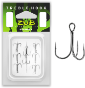 Крючок Тройник ZUB 401 #1/0 (5 шт/уп)