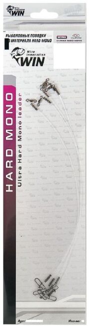 Поводок  HARD MONO Climax 0,40   6 кг 15см (уп.5 шт)