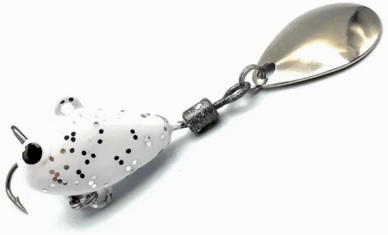 Тэйл-спиннер UF STUDIO Harricane 18гр 25мм #Silver glitter Тэйл-спиннер UF STUDIO Harricane 18гр 25мм #Silver glitter