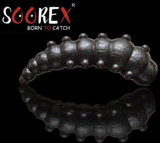Силиконовая приманка SOOREX PRO Major 42мм 1.9гр Сыр #102 Чёрный/Black 6шт/уп Силиконовая приманка SOOREX PRO Major 42мм 1.9гр Сыр #102 Чёрный/Black 6шт/уп