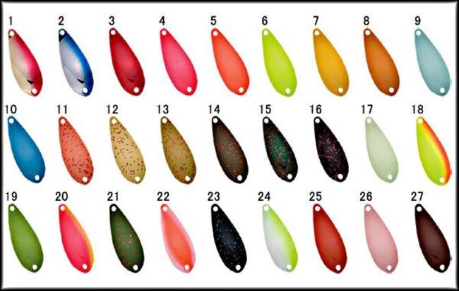 Блесна колеблющаяся FOREST PAL 3.8гр 3.4см #01