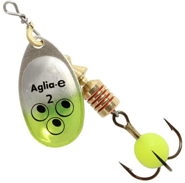 Блесна вращающаяся MEPPS Aglia E Chartreus №2 4,5гр