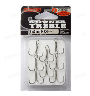 Крючок тройной OWNER 5641TN-04 ST-41TN олово кован 8шт/уп
