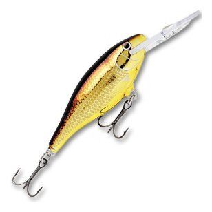 Воблер RAPALA Shad Rap плавающий 9см 15гр 2.4-4.5м SR09-GALB Воблер RAPALA Shad Rap плавающий 9см 15гр 2.4-4.5м SR09-GALB