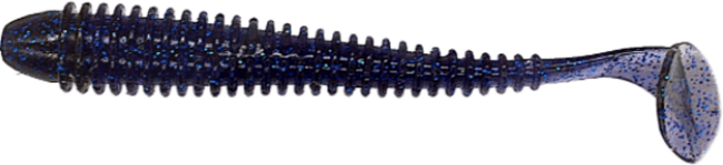 Виброхвост GROWS CULTURE Swing Impact 3.5" EA#04 Violet 8.7см 3.2гр 8шт/уп