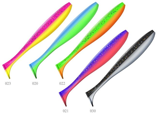 Виброхвост ZUB Izi 140мм цвет 020 желто-синий 5шт/уп Виброхвост ZUB Izi 140мм цвет 020 желто-синий 5шт/уп