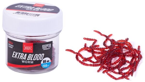 Насадки искусственные съедобные LJ Pro Series EXTRA BLOOD WORM XL мотыль 160шт. Насадки искусственные съедобные LJ Pro Series EXTRA BLOOD WORM XL мотыль 160шт.