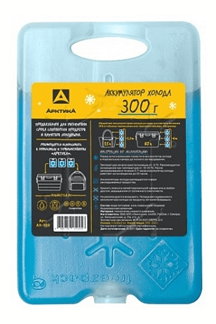 Аккумулятор холода Арктика 300гр 11,5х18х2 см Аккумулятор холода Арктика 300гр 11,5х18х2 см