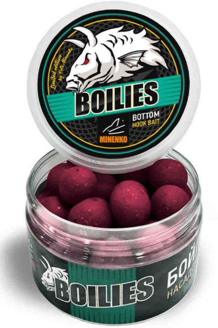 Насадочные бойлы вареные MINENKO Red Spice (специи) Ø20мм 150гр/бан.