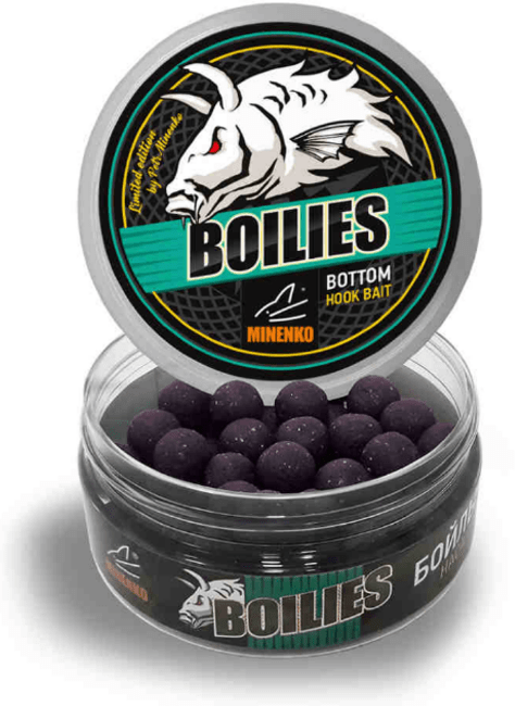Насадочные бойлы вареные MINENKO Squid & Octopus (кальмар, осминог) Ø14мм 100гр/бан. Насадочные бойлы вареные MINENKO Squid & Octopus (кальмар, осминог) Ø14мм 100гр/бан.